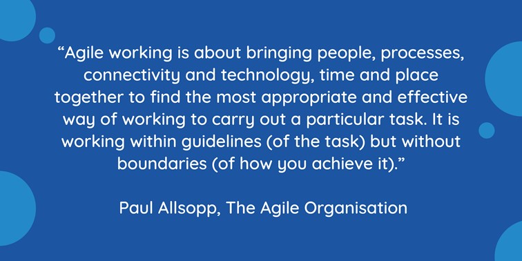 Agile working quote